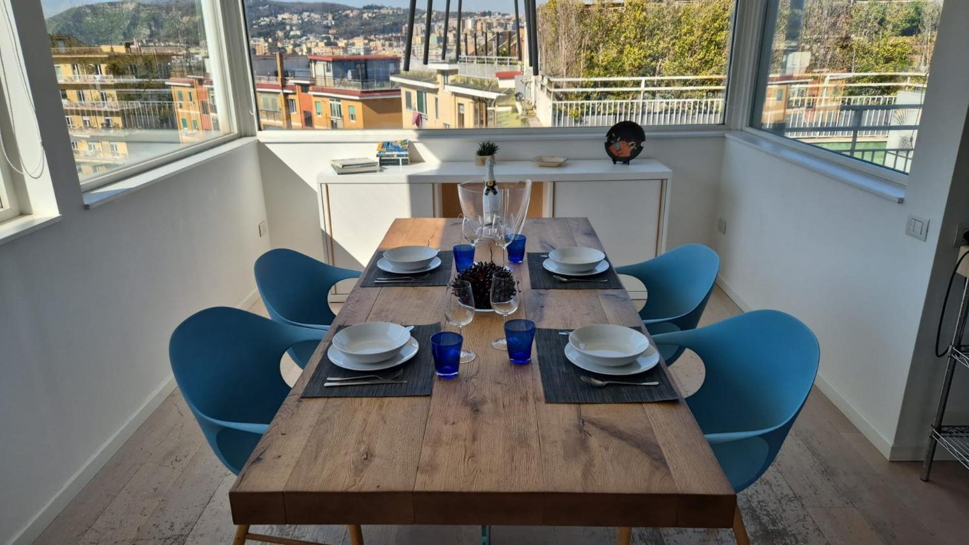 Terrazza Manu - Loft Suspended Over The City-Vomero เนเปิลส์ ภายนอก รูปภาพ
