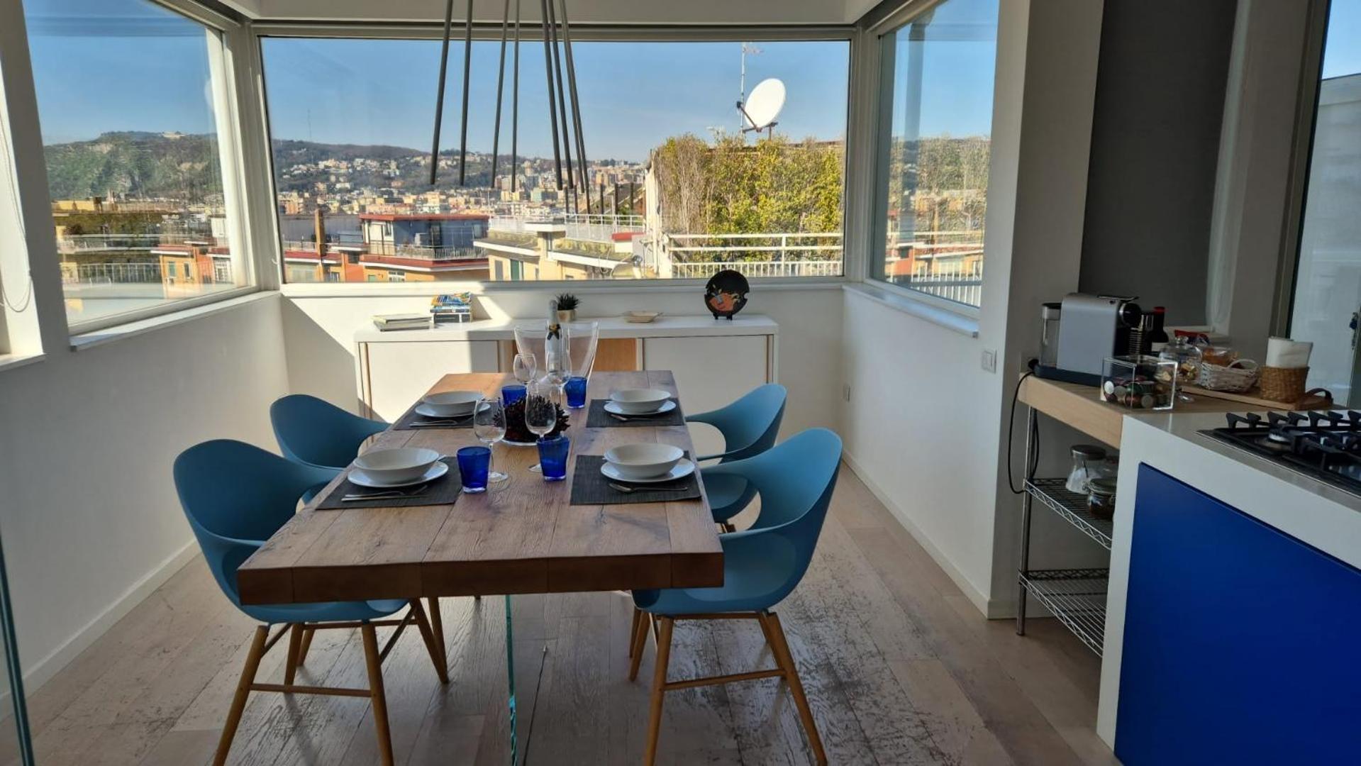 Terrazza Manu - Loft Suspended Over The City-Vomero เนเปิลส์ ภายนอก รูปภาพ